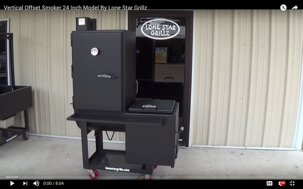 Offset on sale vertical smoker