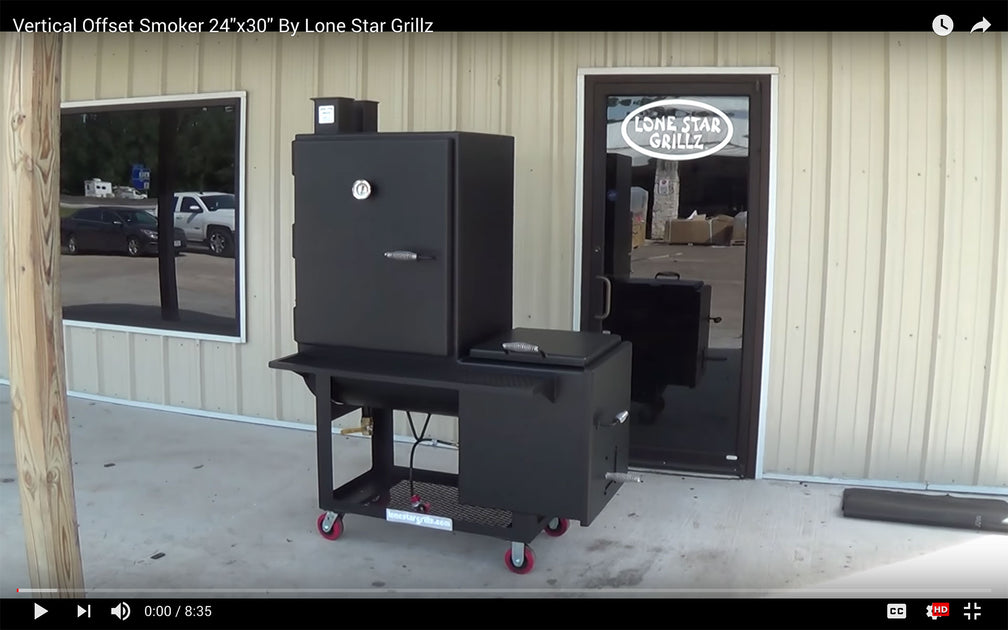 30 Offset Cabinet Smoker – Lone Star Grillz