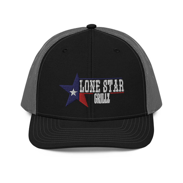 trucker cap - black - lone star grillz