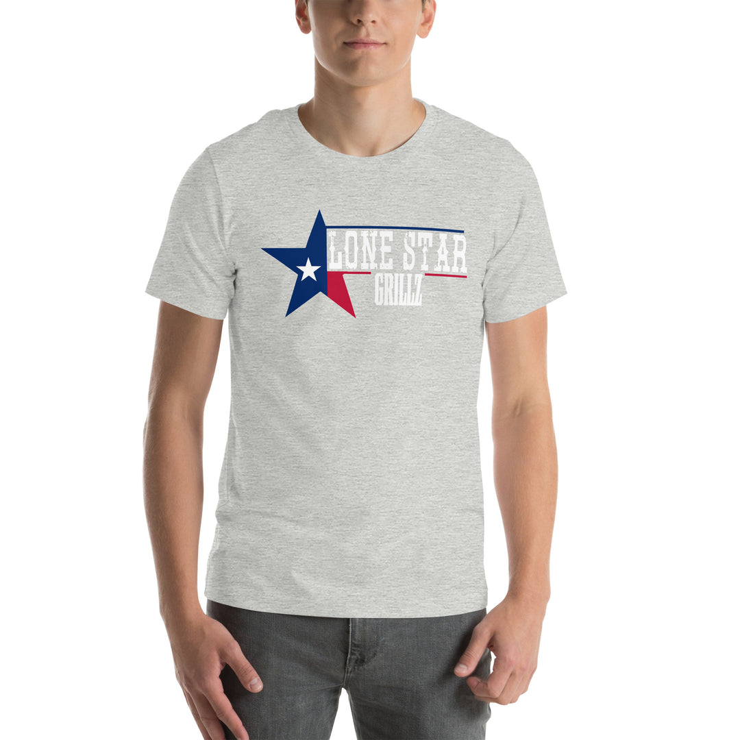 トップス rare LGB NUDE Silver Leaf Star T-Shirt Lone Star Grillz Unisex t-shirt