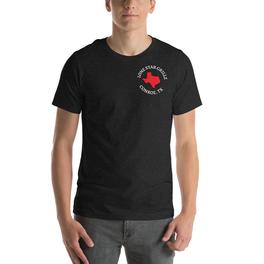 Lone Star Grillz Unisex t-shirt (license plate)