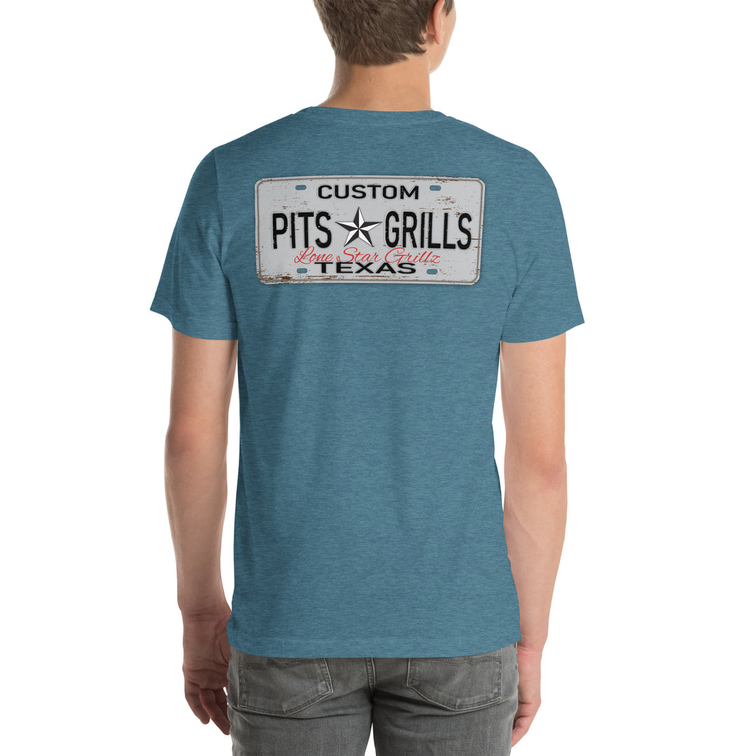 Lone Star Grillz Unisex t-shirt (license plate)