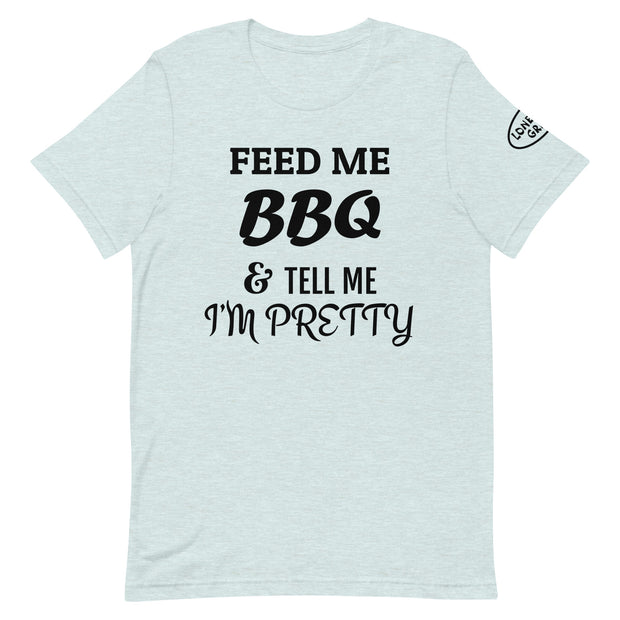 Unisex t-shirt-Feed me BBQ