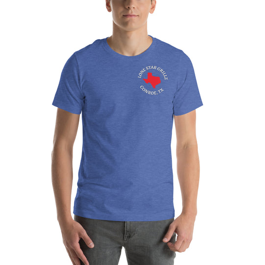 Lone Star Grillz Unisex t-shirt (license plate)