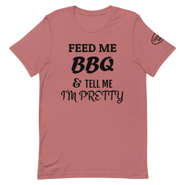 Unisex t-shirt-Feed me BBQ