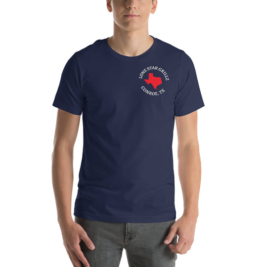 Lone Star Grillz Unisex t-shirt (license plate)