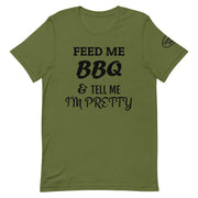 Unisex t-shirt-Feed me BBQ