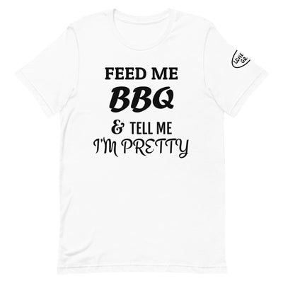 Unisex t-shirt-Feed me BBQ