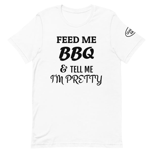 Unisex t-shirt-Feed me BBQ