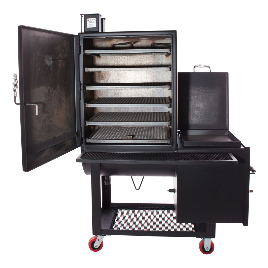 30 Offset Vertical Smoker Lone Star Grillz