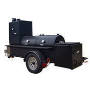 24" x 60" Trailer Pit with Vertical Slow Smoker