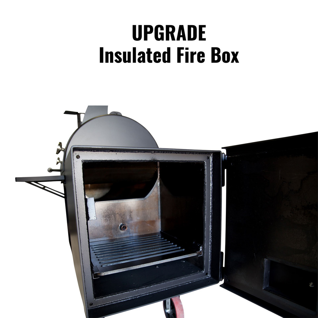 24 x 48 Offset Smoker with Vertical Lone Star Grillz