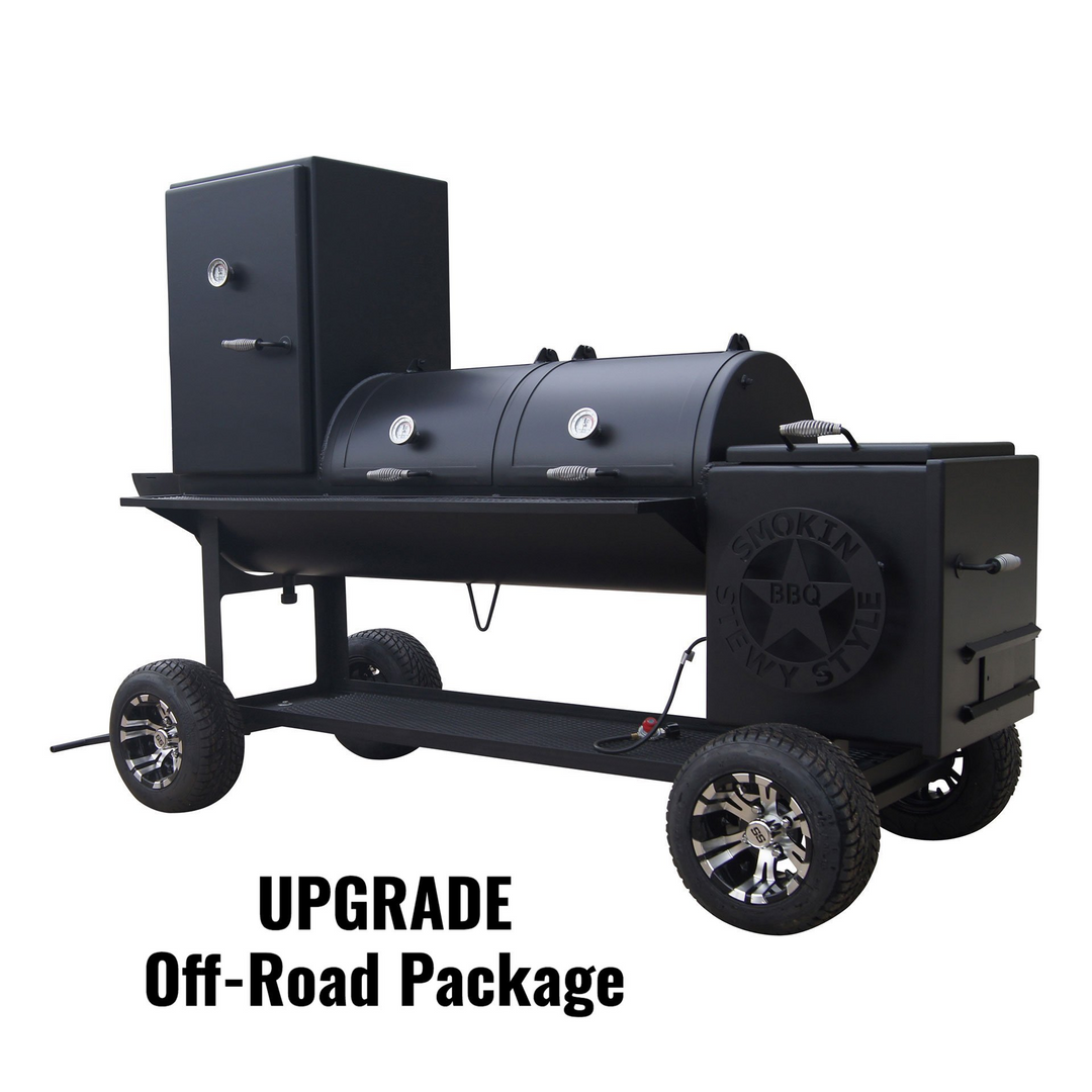 Smoke canyon vertical smoker with offset firebox cheap